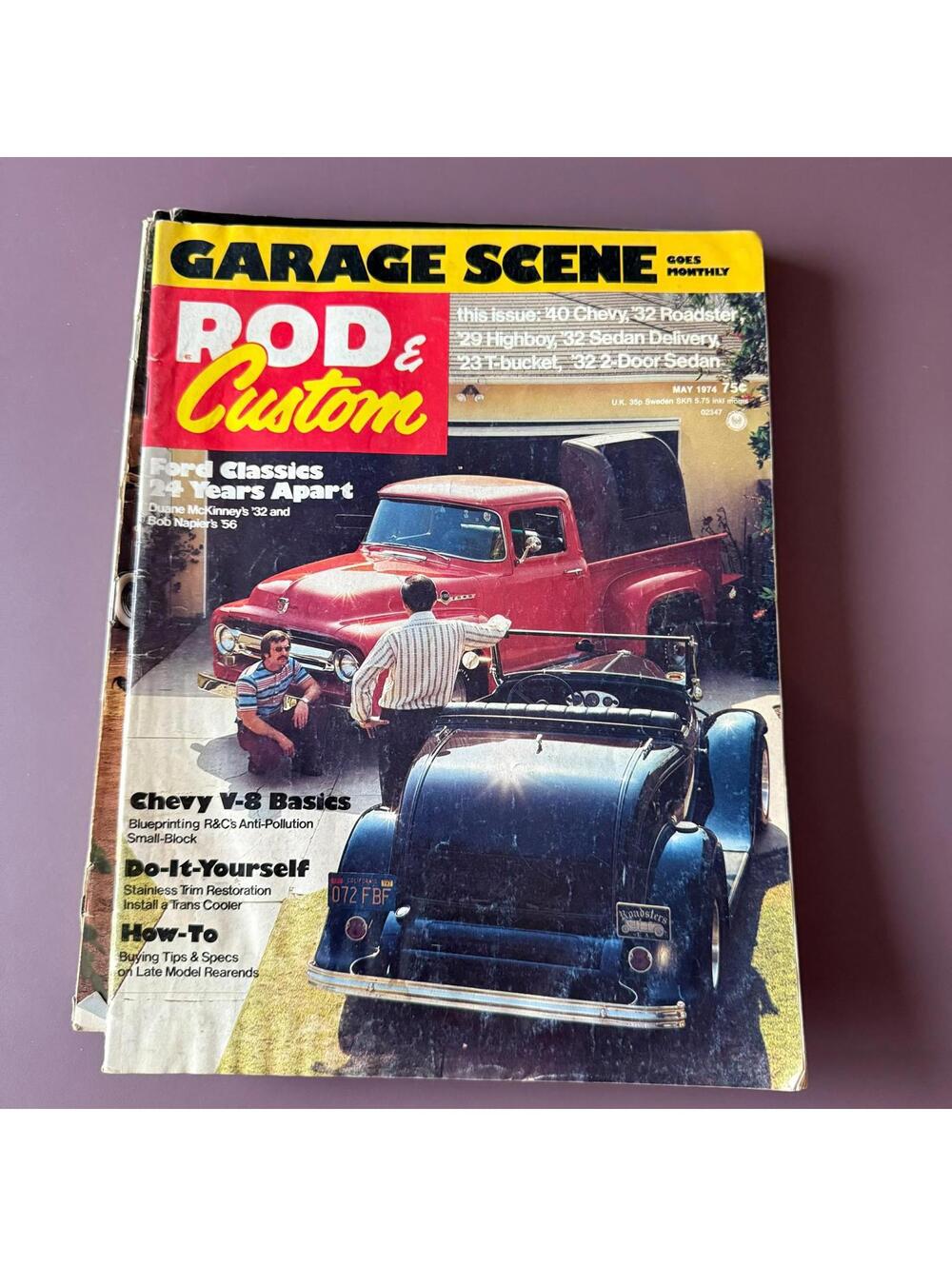 Vintage Hot Rodder Chevy Auto Magazine Custom Rodder B2